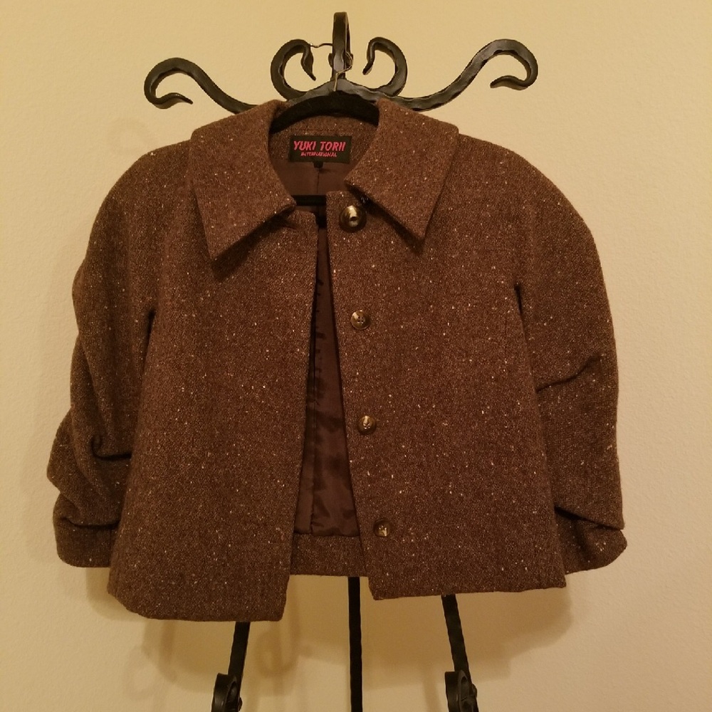 Japanese designer brand Yuki Tori wool jacket
